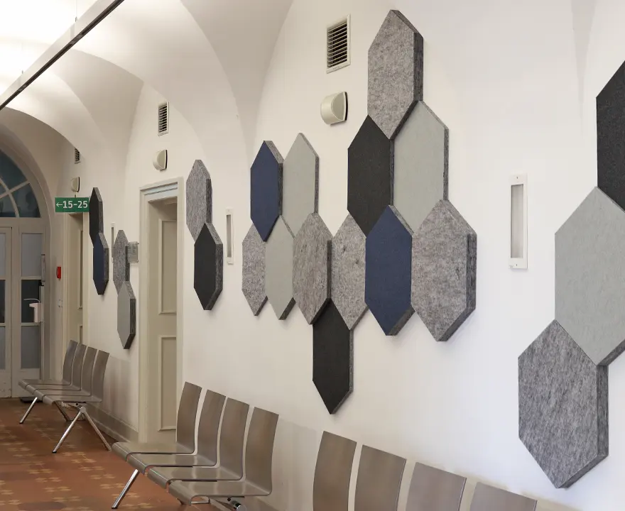 Wartebereich mit Wandakustik