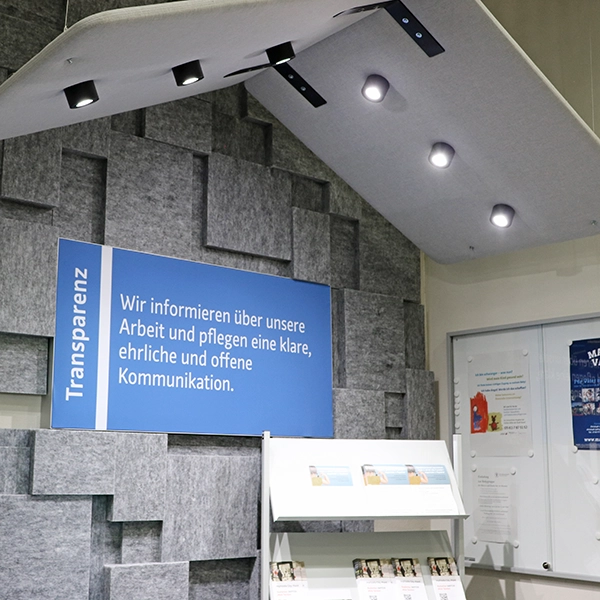 akustische Wandelemente bei der Stadt Kassel