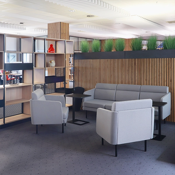 Loungebereich bei Viessmann Deutschland