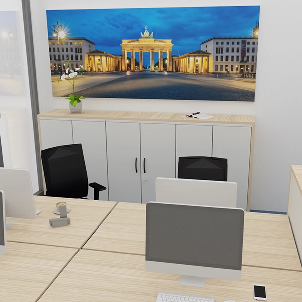 Planungsansicht eines Büros beim Call Center Verband Deutschland