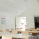 Besprechungsraum der DRK mit akustischen Deckenelementen