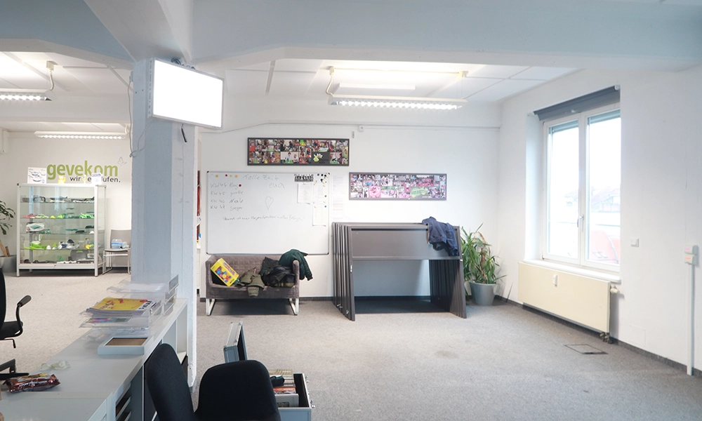 Bürofläche vor Umbau bei der gevekom