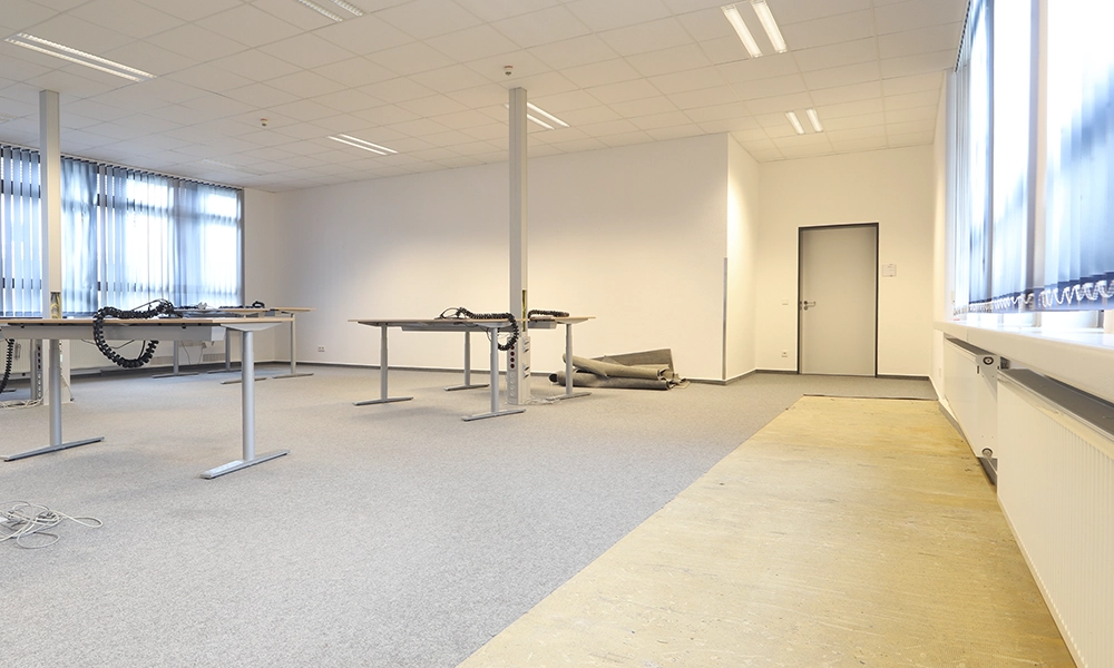 Bürofläche vor dem Umbau bei Albatros