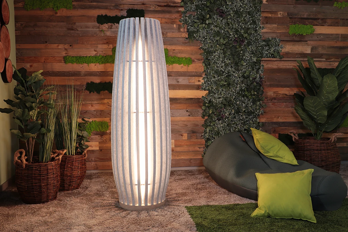 Lampe als Akustisches Mobiliar in Rückzugsraum