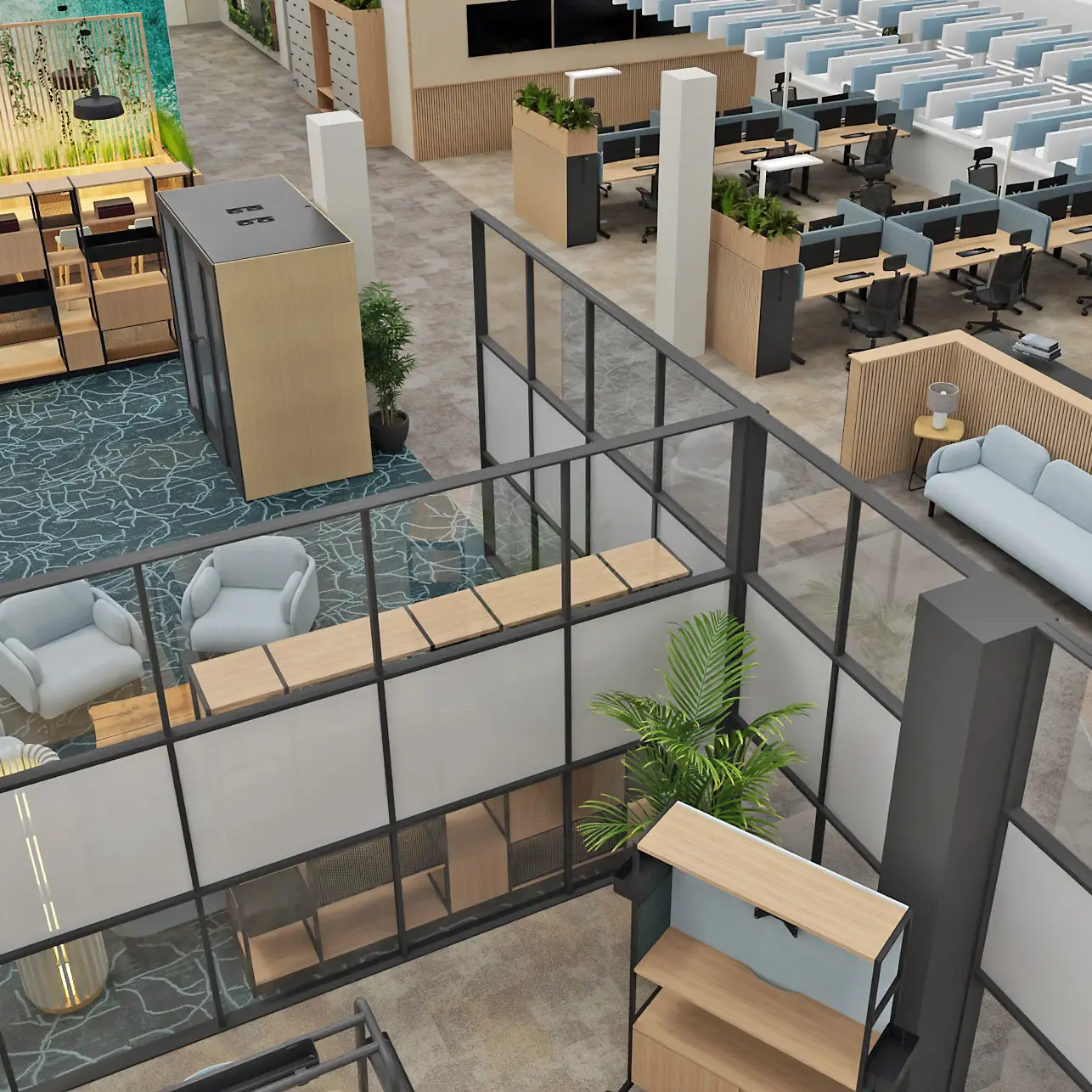 bueromoebel_struktur_planung_1 Strukturierung und Planung einer Bürofläche mit Büromöbeln